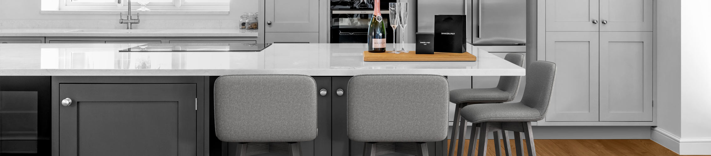 Grey Bar Stools