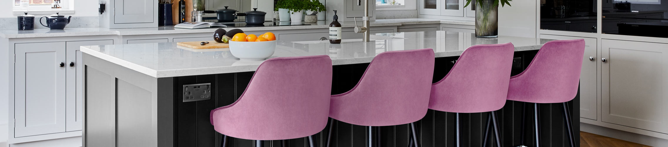 Purple Kitchen Stools