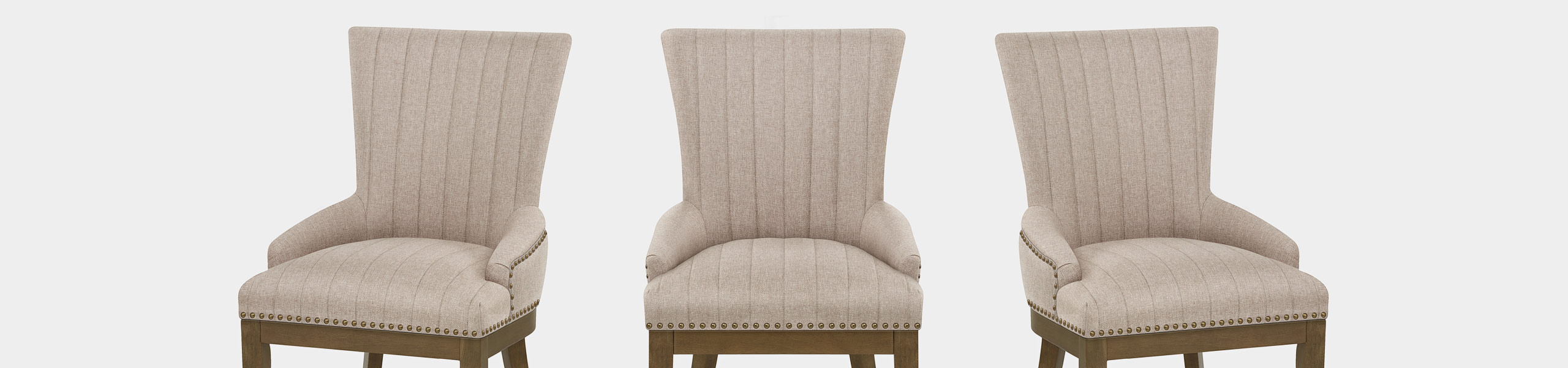 Chiltern Oak Dining Chair Tweed Fabric Video Banner