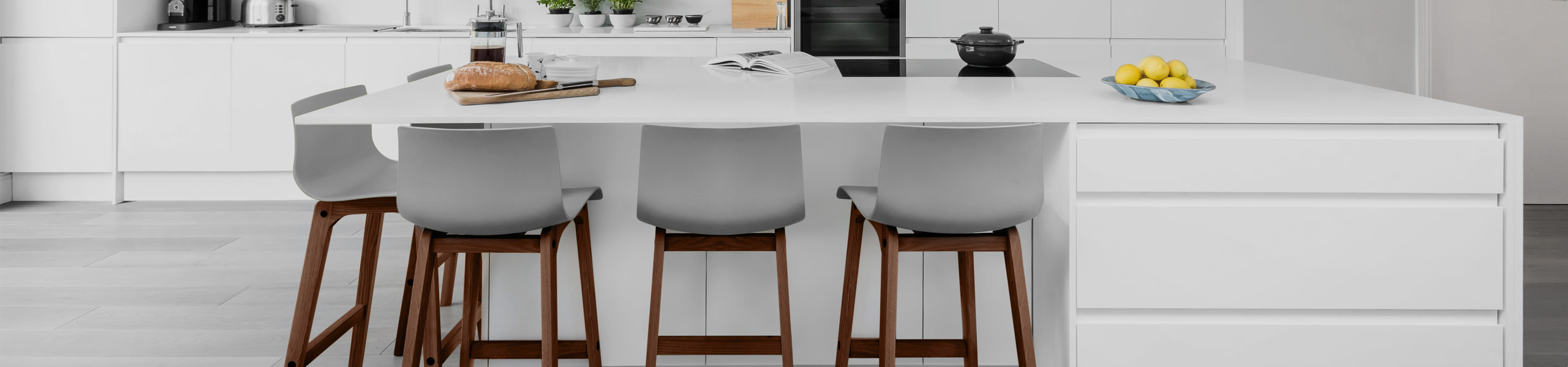 Drift Walnut & Grey Bar Stool Video Banner