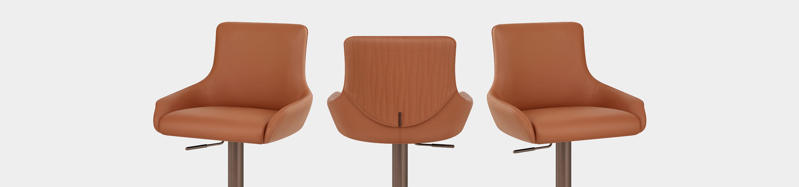 Olivia Bronze Bar Stool Tan Video Banner